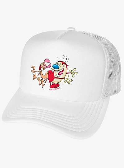 The Ren And Stimpy Show Butt Bump Foam Trucker Hat