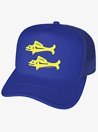 Legends Of The Hidden Temple Blue Barracudas Foam Trucker Hat