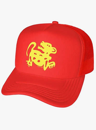 Legends Of The Hidden Temple Red Jaguars Foam Trucker Hat
