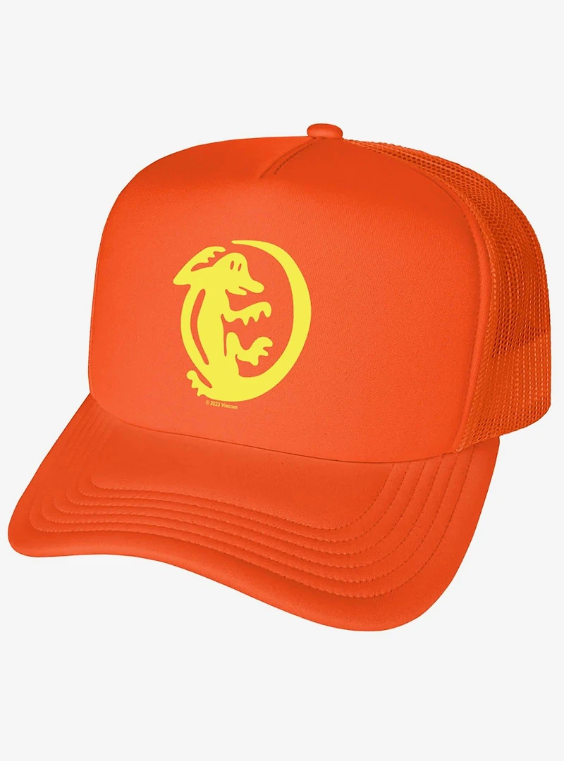Legends Of The Hidden Temple Orange Iguanas Foam Trucker Hat