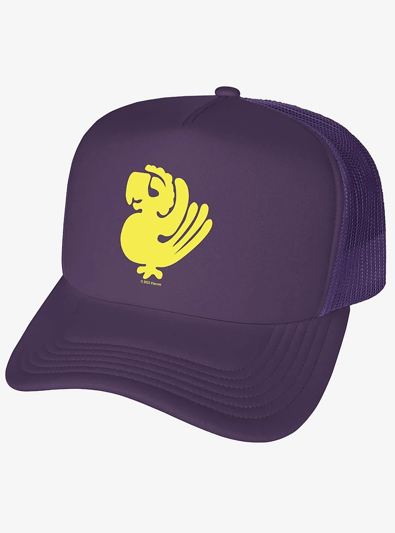 Legends Of The Hidden Temple Purple Parrots Foam Trucker Hat