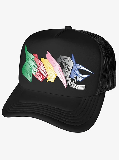 Power Rangers Zord Heads Foam Trucker Hat