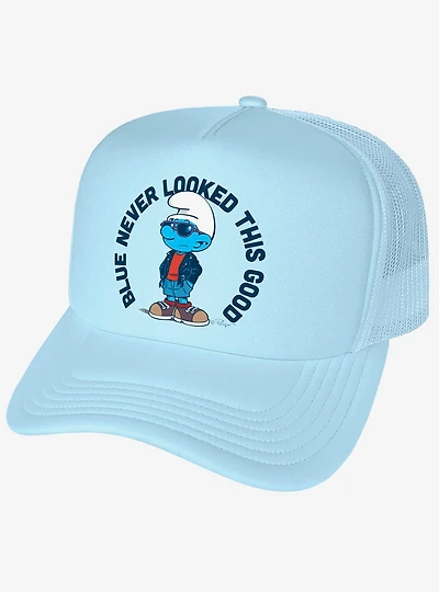 The Smurfs Blue Never Looked This Good Foam Trucker Hat