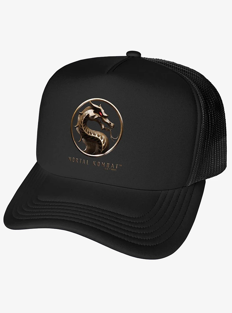 Mortal Kombat Movie Logo Foam Trucker Hat