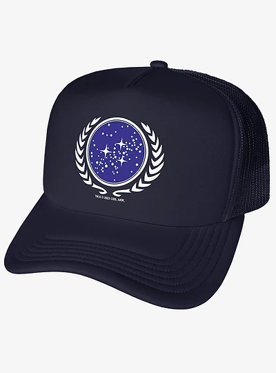 Star Trek United Federation Of Planets Logo Foam Trucker Hat