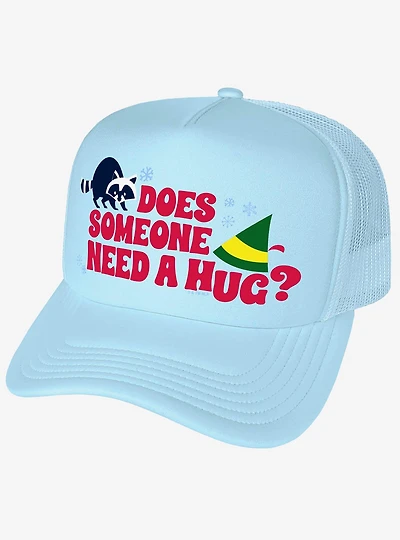 Elf Does Someone Need A Hug Foam Trucker Hat