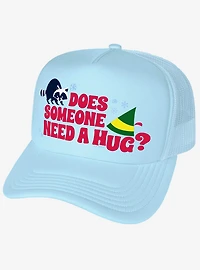 Elf Does Someone Need A Hug Foam Trucker Hat