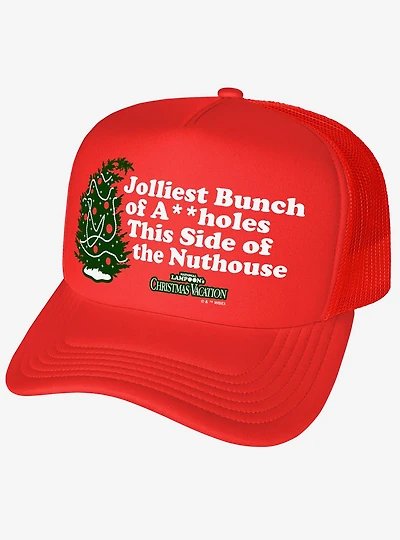 National Lampoon's Christmas Vacation Jolliest Bunch Of A-Holes Foam Trucker Hat