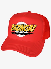The Big Bang Theory Sheldon Bazinga Foam Trucker Hat
