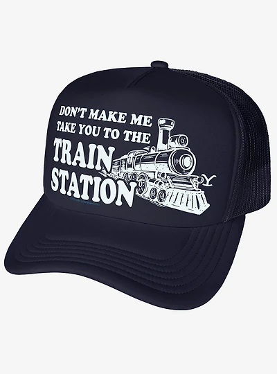 Yellowstone Train Station Foam Trucker Hat