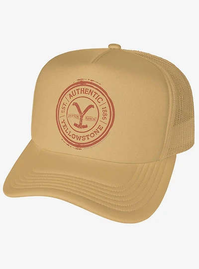 Yellowstone Authentic Brand Foam Trucker Hat