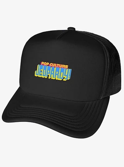 Pop Culture Jeopardy Logo Foam Trucker Hat