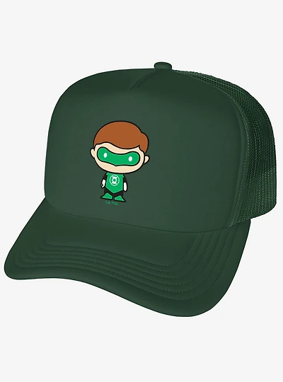 Green Lantern Cute Chibi Character Foam Trucker Hat