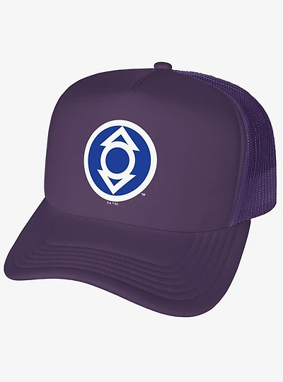 Green Lantern Blackest Night Indigo Lantern Foam Trucker Hat