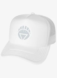 Green Lantern Blackest Night White Lantern Logo Foam Trucker Hat