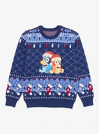 Bluey Bingo & Light-Up Youth Holiday Sweater — BoxLunch Exclusive