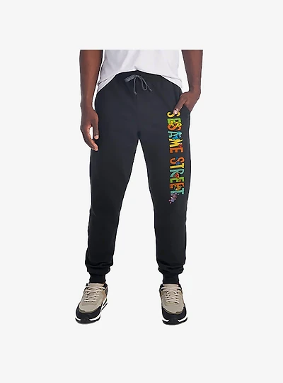 Sesame Street Vertical Name Jogger Sweatpants
