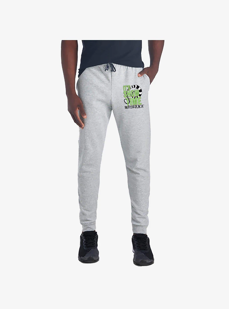 Beetlejuice It's Showtime Quote Jogger Sweatpants