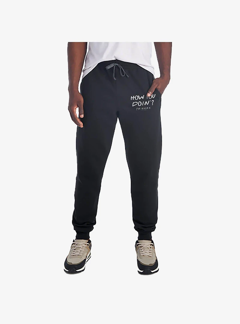 Friends How You Doin' Quote Jogger Sweatpants