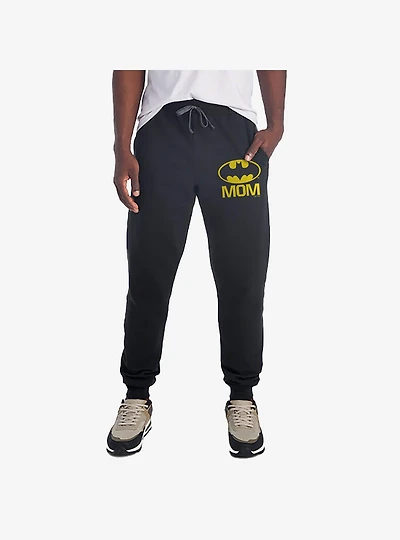DC Comics Batman Bat Mom Shield Logo Jogger Sweatpants