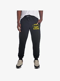 DC Comics Batman Bat Mom Shield Logo Jogger Sweatpants