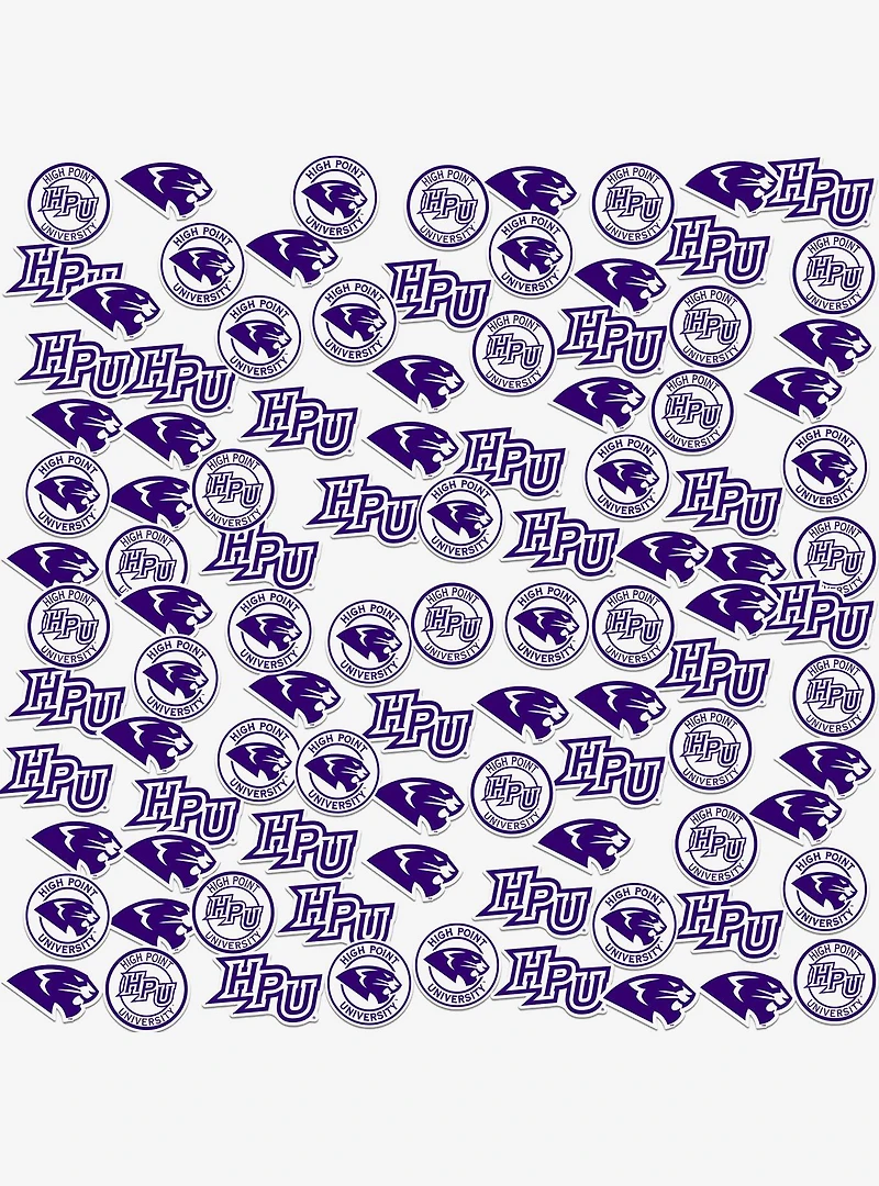 High Point University HPU 100ct Sticker Pack