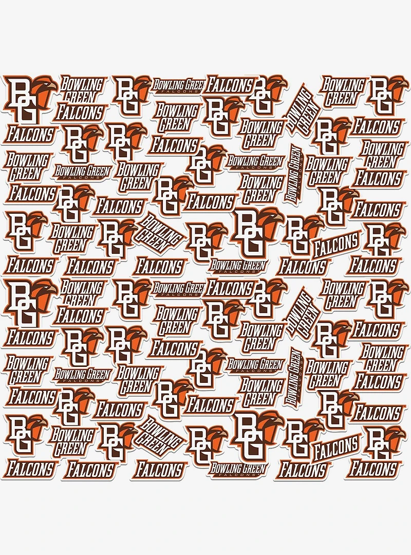 Bowling Green State University 100ct Sticker Pack