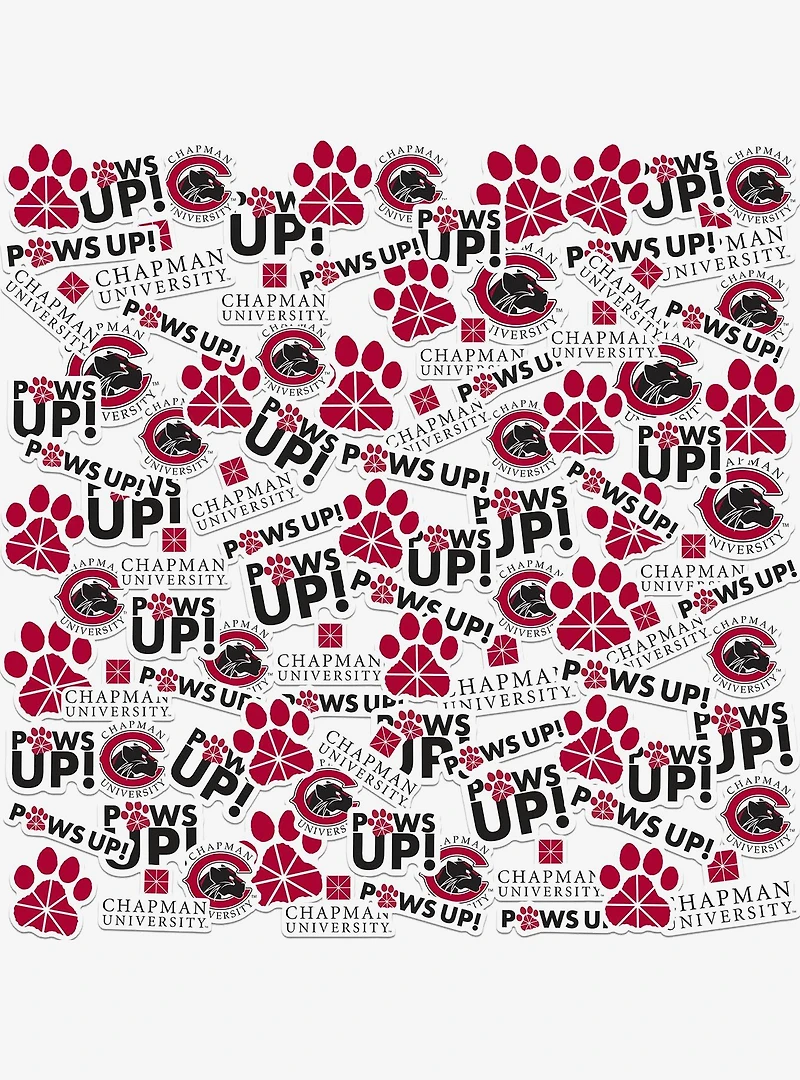 Chapman University Paws Up 100ct Sticker Pack