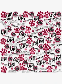 Chapman University Paws Up 100ct Sticker Pack