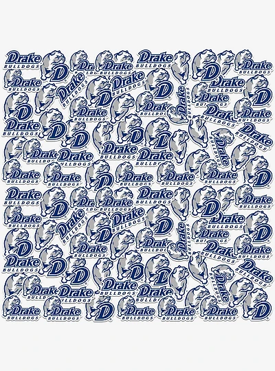 Drake University 100ct Sticker Pack
