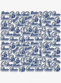 Drake University 100ct Sticker Pack