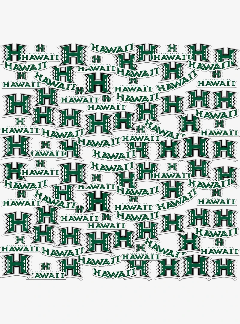 University of Hawaii 100ct Sticker Pack