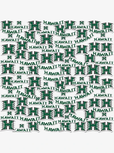 University of Hawaii 100ct Sticker Pack