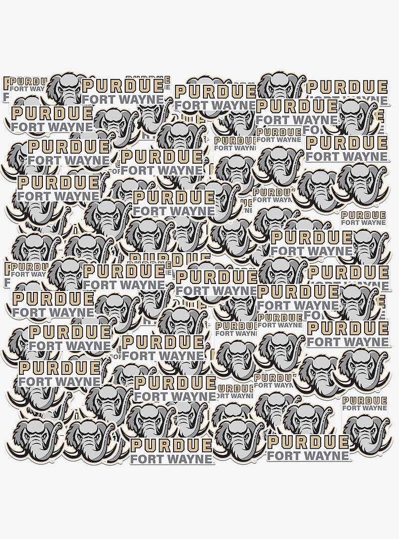 Purdue Fort Wayne 100ct Sticker Pack