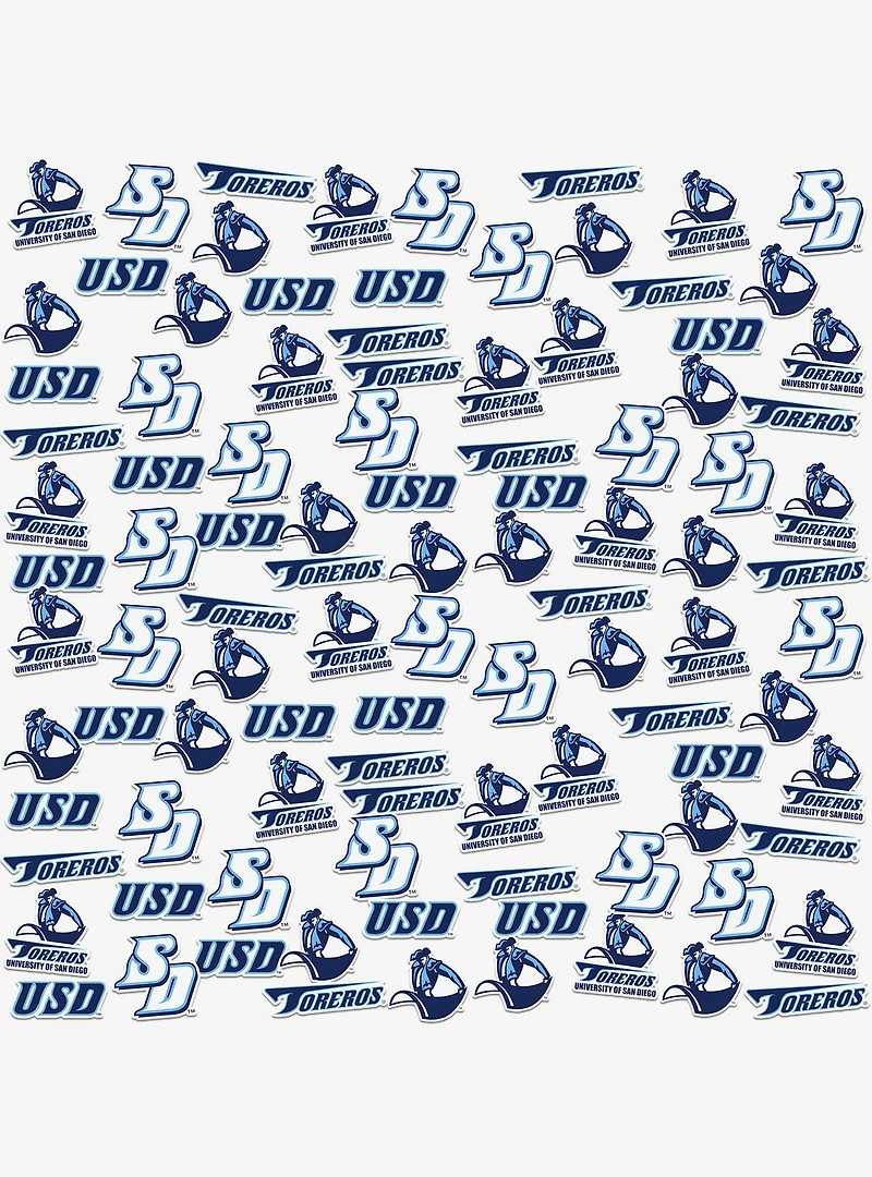 University of San Diego 100ct Sticker Pack