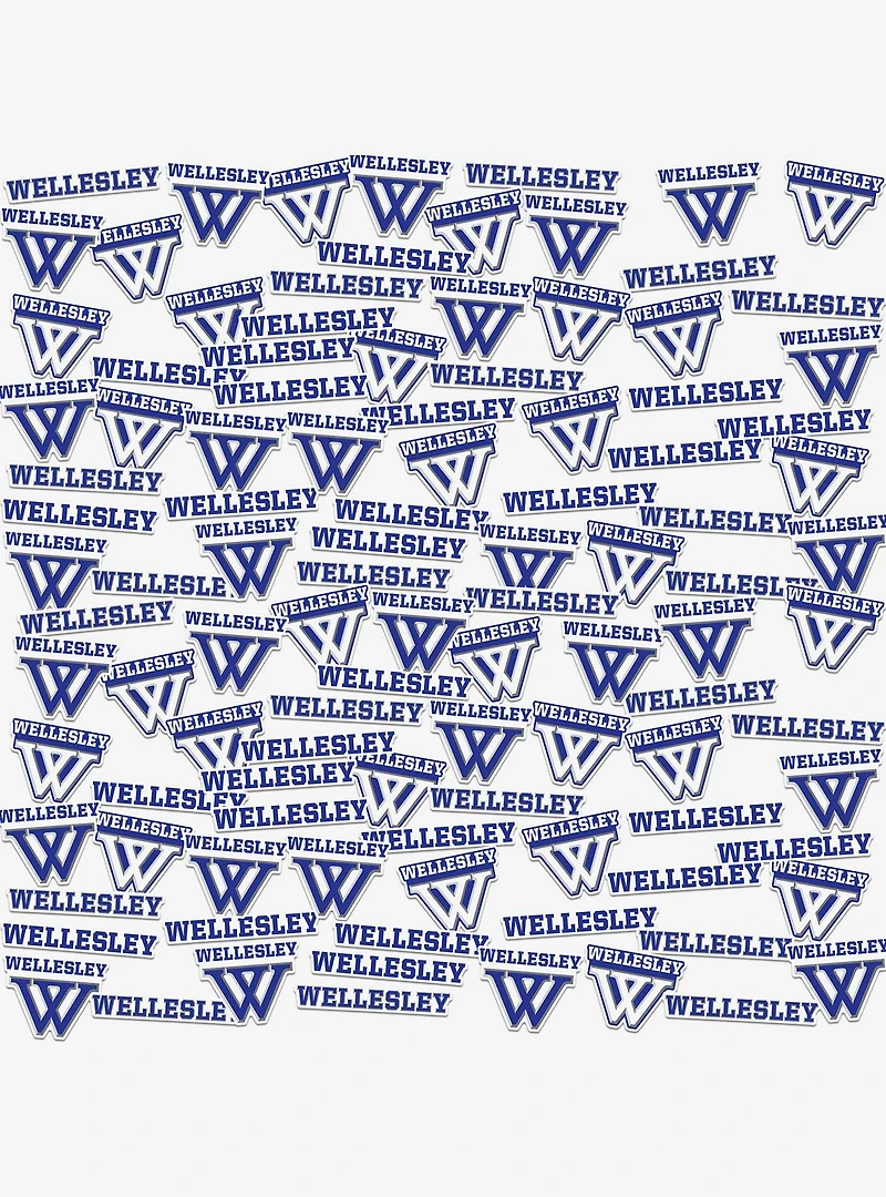 Wellesley College 100ct Sticker Pack