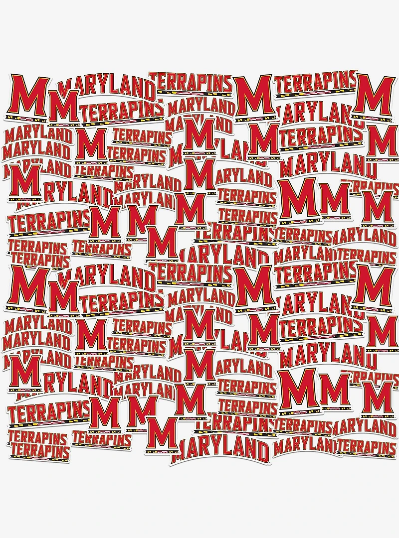 University Of Maryland Terrapins 100 Ct Sticker Pack