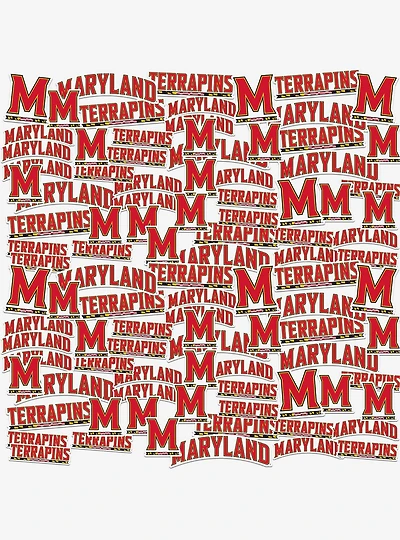 University Of Maryland Terrapins 100 Ct Sticker Pack