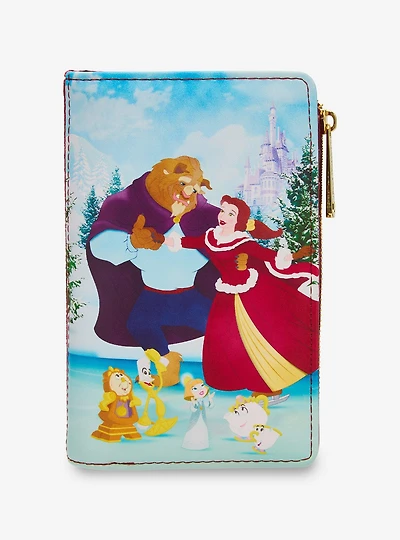 Loungefly Disney Beauty and the Beast Winter Ice Skating Zip Wallet — BoxLunch Exclusive
