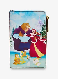 Loungefly Disney Beauty and the Beast Winter Ice Skating Zip Wallet — BoxLunch Exclusive