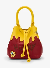 Loungefly Disney Winnie the Pooh Honey Drip Bucket Crossbody Bag