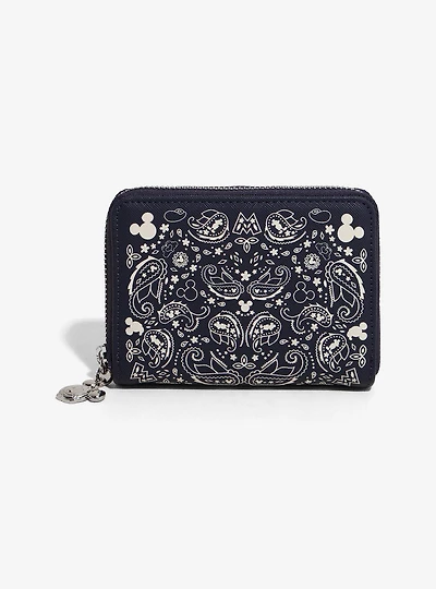 Loungefly Disney Mickey Mouse Patterned Zip Wallet — BoxLunch Exclusive