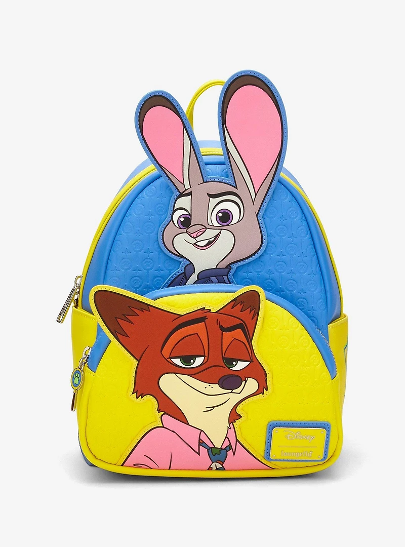 Loungefly Disney Zootopia Nick & Judy Stacked Mini Backpack — BoxLunch Exclusive