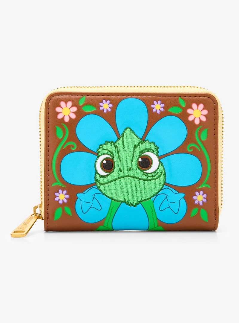 Loungefly Disney Tangled Pascal Flower Zip Wallet — BoxLunch Exclusive
