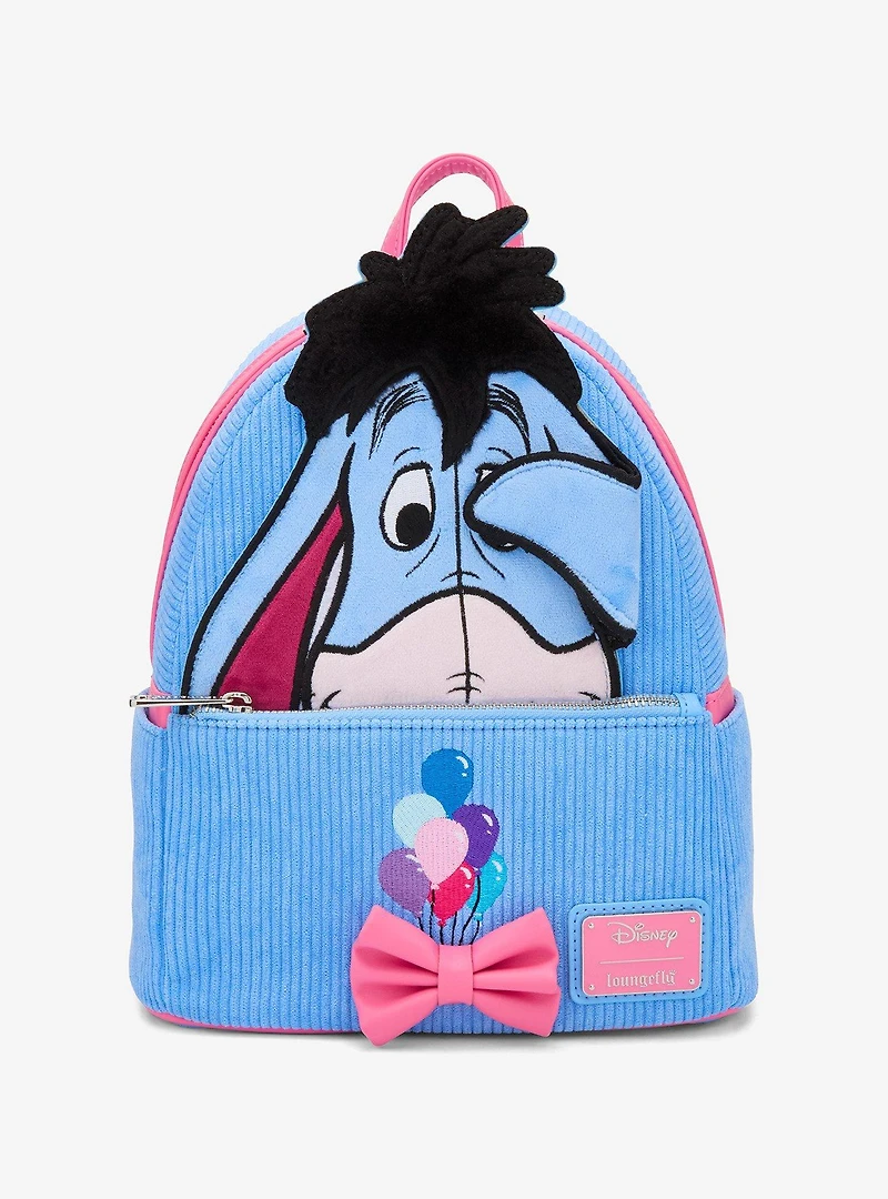 Loungefly Disney Winnie the Pooh Eeyore Peeking Corduroy Mini Backpack — BoxLunch Exclusive