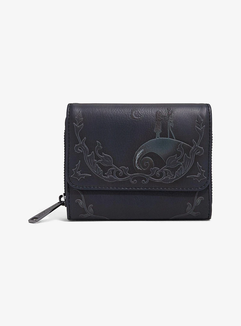 Loungefly Disney The Nightmare Before Christmas Jack & Sally Scene Tonal Wallet - BoxLunch Exclusive