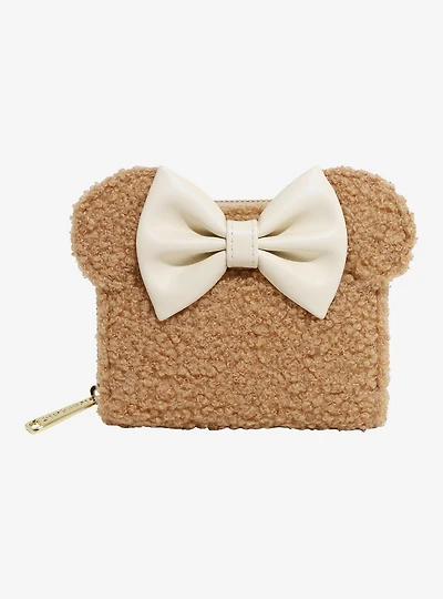 Loungefly Disney Minnie Mouse Sherpa Wallet — BoxLunch Exclusive