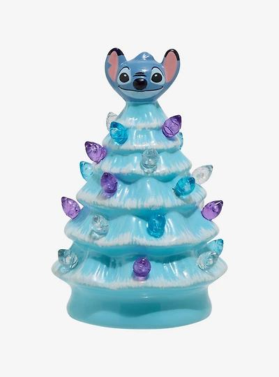 Disney Lilo & Stitch Blue Stitch Light-Up Mini Christmas Tree Figure - BoxLunch Exclusive