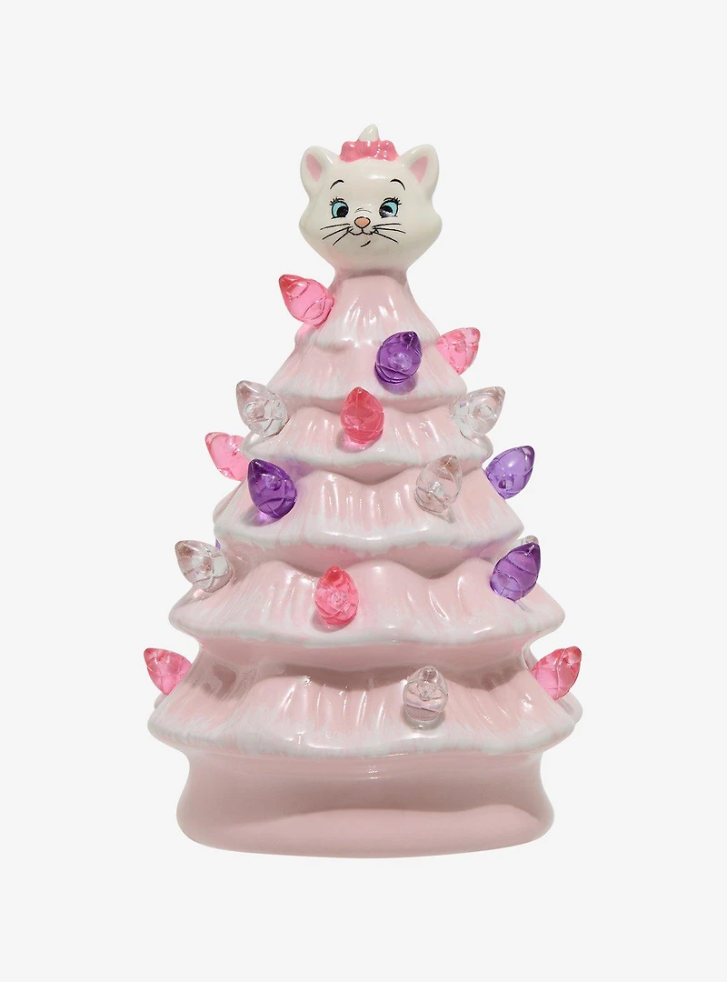 Disney Aristocats Marie Pink Mini Light-Up Christmas Tree Figure - BoxLunch Exclusive