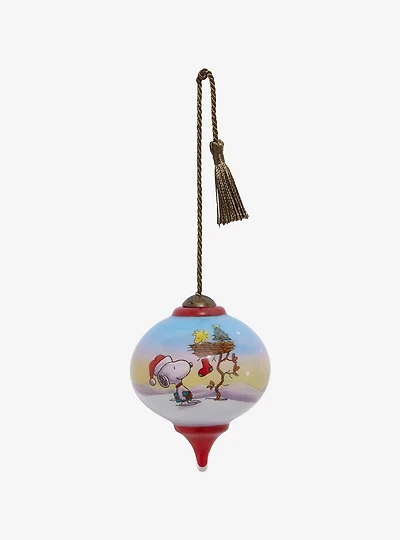 Hallmark Peanuts Ne'Qwa Snoopy & Woodstock Holiday Ornament